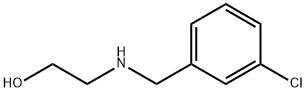 2-(3-Chloro-benzylaMino)-ethanol 结构式