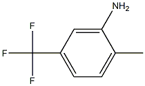 2-甲基-5-三氟甲基苯胺 结构式