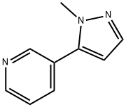 3 - (1 -甲基- 1H -5-吡唑基)吡啶 结构式