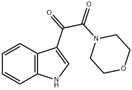 1-(1H-吲哚-3-基)-2-吗啉-4-基-乙烷-1,2-二酮, 5625-89-8, 结构式
