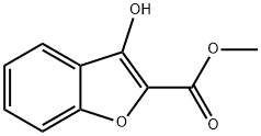 3-羟基-1-苯并呋喃-2-甲酸甲酯, 5117-55-5, 结构式