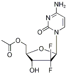 5-O-Acetyl GeMcitabine, , 结构式