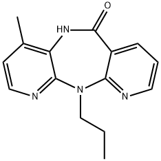 5,11-二氢-4-甲基-11-丙基-6H-二吡啶并[3,2-B:2',3'-E][1,4]二氮杂卓-6-酮 结构式