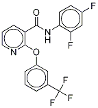 DIFLUFENICAN-D3 Struktur