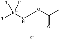 Potassium (acetoxymethyl)trifluoroborate Structure