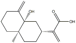 5β-ヒドロキシコスト酸 化学構造式