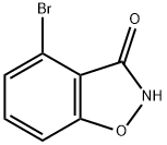 4-溴苯并[D]异恶唑-3(2H)-酮 结构式