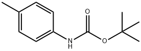 N-(4-メチルフェニル)カルバミン酸TERT-ブチル 化学構造式
