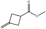 3-メチレンシクロブタンカルボン酸メチル 化学構造式