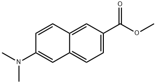 6-(二甲基氨基)-2-萘甲酸甲酯, 5043-06-1, 结构式