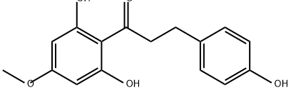 4'-O-甲基根皮素 结构式