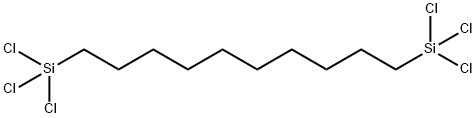 1,10-双(三氯硅基)癸烷 结构式