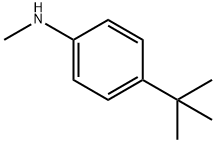 4-叔-丁基-N-甲基苯胺 结构式