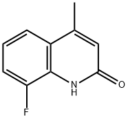 8-氟-4-甲基喹啉-2-醇 结构式