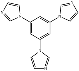 1,3,5-三(1H-咪唑-1-基)苯, 528543-96-6, 结构式