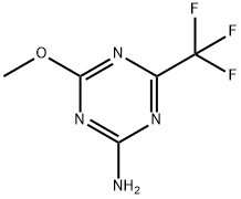 2-氨基-4-甲氧基-6-三氟甲基-1,3,5-三嗪, 5311-05-7, 结构式
