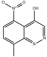 8-甲基-5-硝基噌啉-4(1H)-酮, 5375-23-5, 结构式