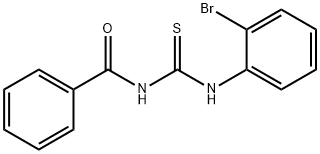 N-[(2-broMophenyl)carbaMothioyl]benzaMide 结构式