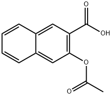 3-乙酰基氧基-2-萘甲酸, 5464-07-3, 结构式
