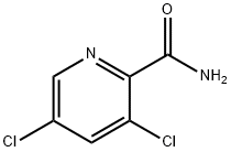 3,5-二氯-2-吡啶甲酰胺, 5468-71-3, 结构式