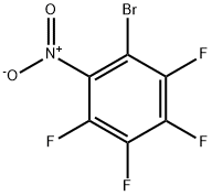 2-溴-3,4,5,6-四氟硝基苯 结构式