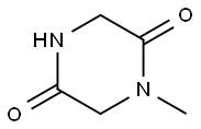 1-甲基哌嗪-2,5-二酮 结构式