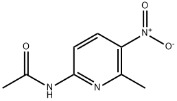 N-(6-甲基-5-硝基吡啶-2-基)乙酰胺 结构式