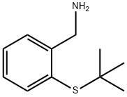 2-叔丁硫基苄胺 结构式