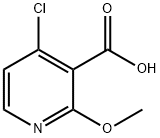 2-甲氧基-4-氯烟酸 结构式