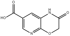 2,3-Dihydro-2-oxo-1H-pyrido[2,3-b][1,4]oxazine-7-carboxylic Acid 结构式