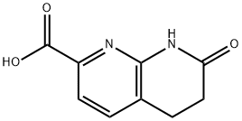 7-oxo-5,6,7,8-tetrahydro-1,8-naphthyridine-2-carboxylic acid 结构式