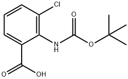 2-(Boc)aMino-3-chlorobenzoic acid 结构式