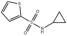 噻吩-2-磺酸环丙基酰胺 结构式