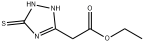ethyl 2-(5-Mercapto-1H-1,2,4-triazol-3-yl)acetate 结构式