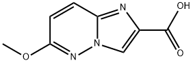 6-甲氧基咪唑并[1,2-B]哒嗪-2-甲酸 结构式