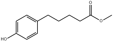 Methyl 5-(4-hydroxyphenyl)pentanoate 结构式