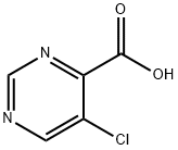 5-氯嘧啶-4-甲酸 结构式