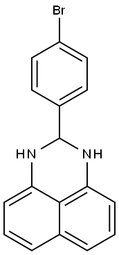 1H-PeriMidine,2-(4-broMophenyl)-2,3-dihydro- 结构式