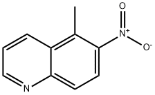 5-methyl-6-nitroquinoline Structure
