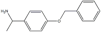 1-(4-苄氧基苯基)乙胺, 65746-45-4, 结构式