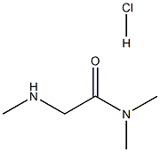 SAR-NME2·HCL ;N-METHYLGLYCINE DIMETHYLAMIDE HYDROCHLORIDE 结构式