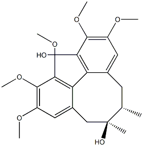 (6S,7S,12aR)-5,6,7,8-Tetrahydro-2,3,10,11,12-pentamethoxy-6,7-dimethyldibenzo[a,c]cyclooctene-1,7-diol|戈米辛 H