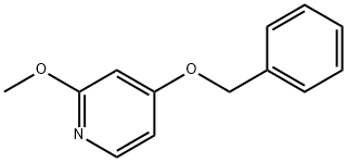 4-(苄氧基)-2-甲氧基吡啶, 66080-44-2, 结构式