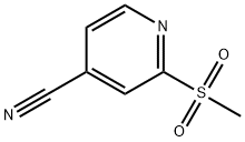 2-甲磺酰基-4-氰基吡啶 结构式