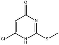 2-(甲硫基)-4-羟基-6-氯嘧啶 结构式
