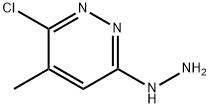 3-氯-6-肼基-4-甲基哒嗪 结构式