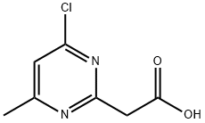 (4-chloro-6-MethylpyriMidin-2-yl)acetic acid Structure