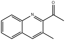 1-(3-甲基喹啉-2-基)乙酮, 66635-61-8, 结构式