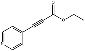 3-(4-吡啶基)丙炔酸乙酯 结构式