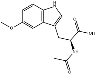 AC-L-5-甲氧基色氨酸 结构式